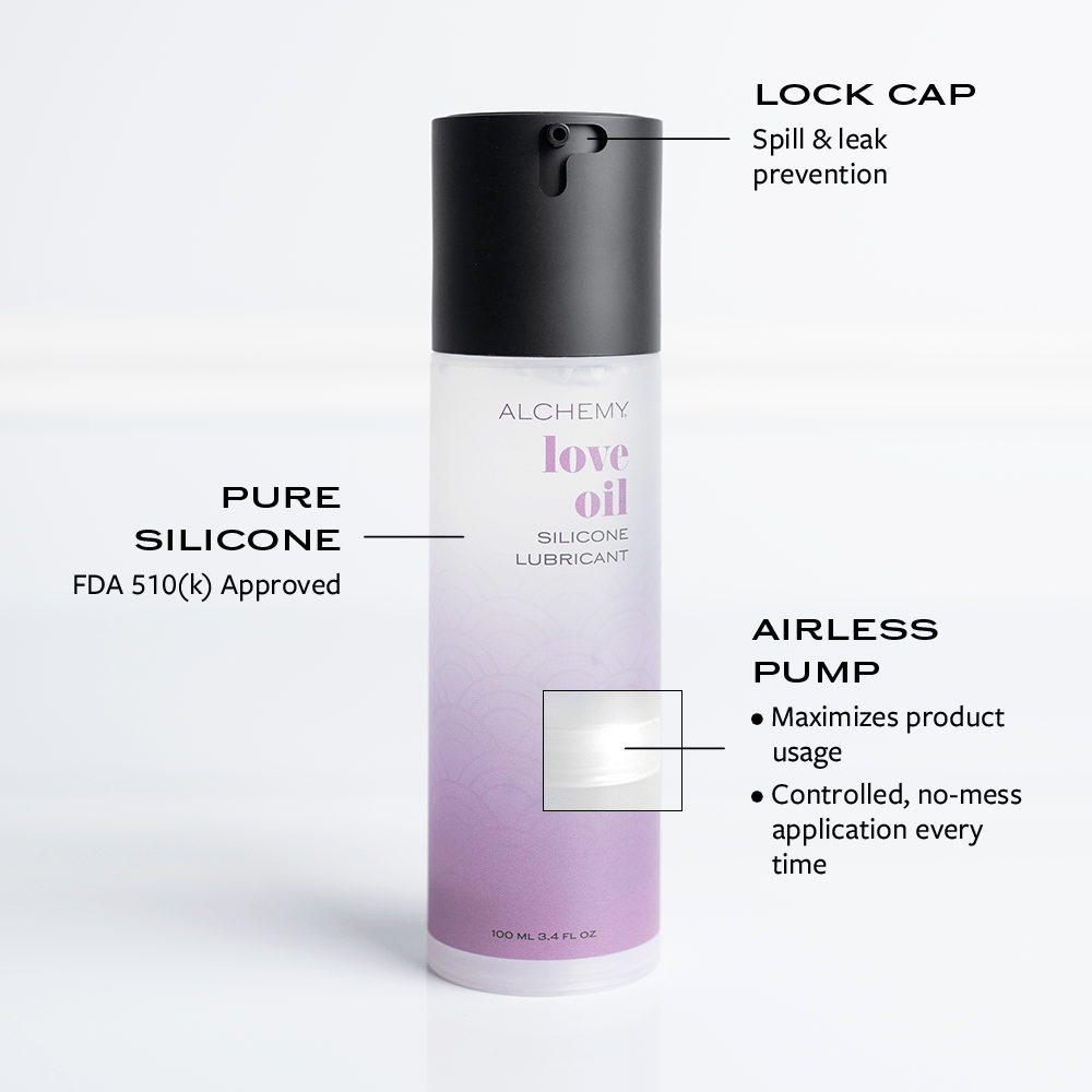 Alchemy Love Oil: Silicone-Based Personal Lubricant product features