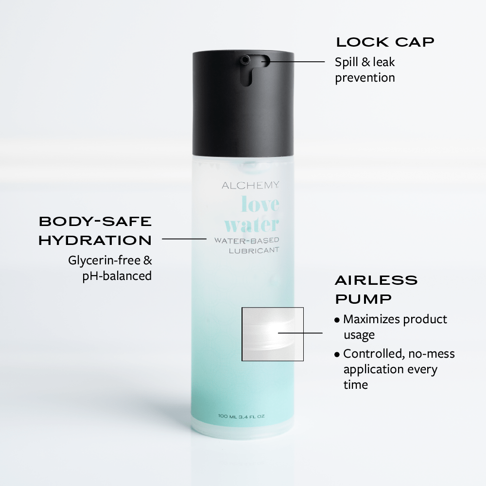 Alchemy Love Water: Water-Based Personal Lubricant product features