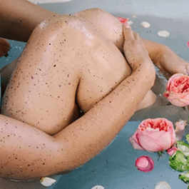 Alchemy Cleanse Antibacterial Toy Cleaner – body-safe: photo of a freckled woman's arms and legs