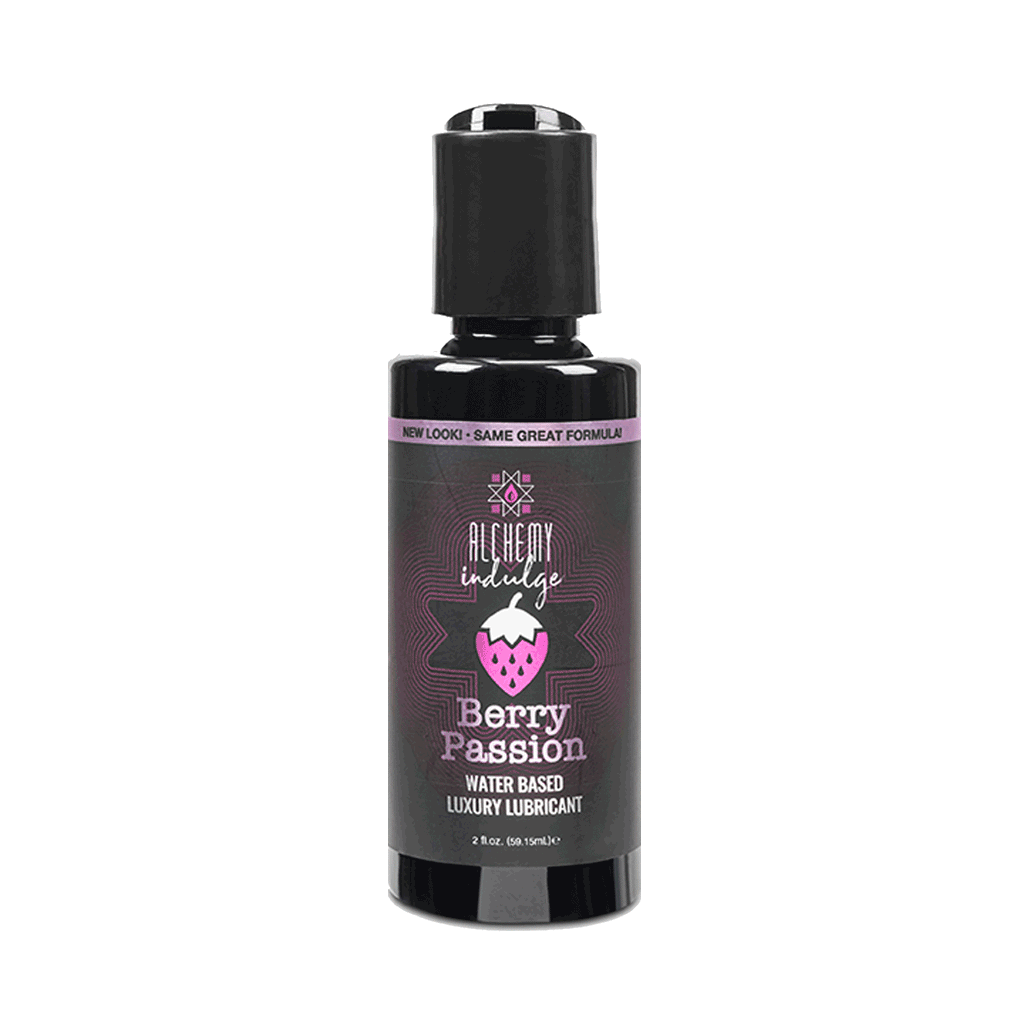 Alchemy® Indulge Berry Passion Water-Based Lubricant 2oz Rotating GIF