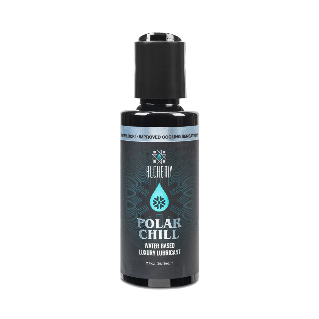 Alchemy® Polar Chill Water-Based Lubricant 2oz with Transparent Background