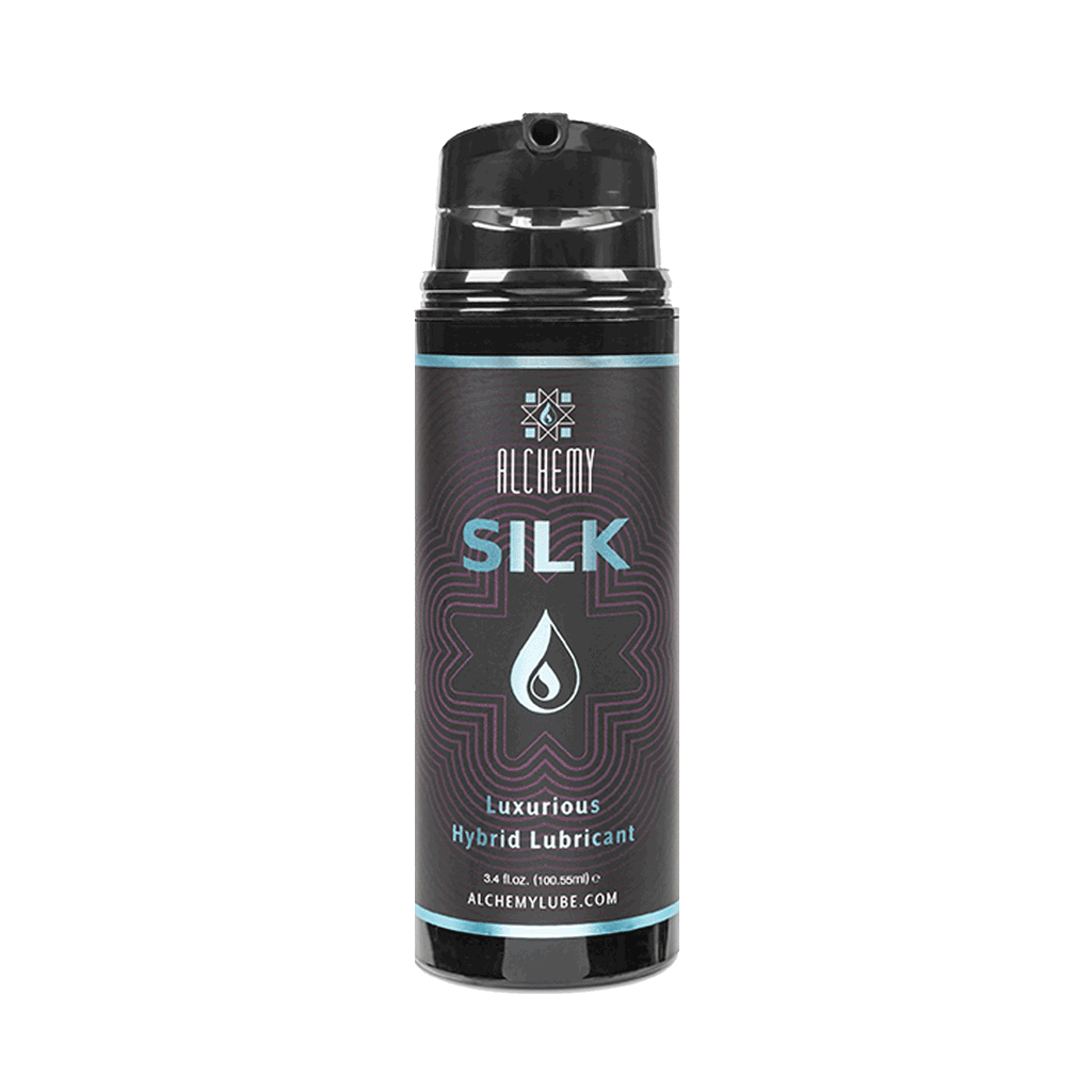 Alchemy® Silk Hybrid Lubricant 3.4oz Rotating GIF